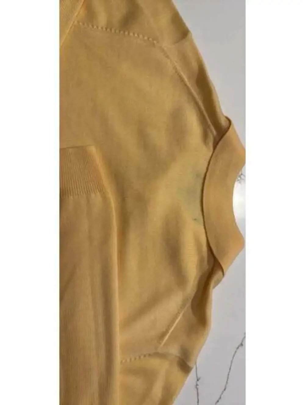 Brooks Brothers Fone Merino 100% Wool Polo Sweater Medium Mustard Yellow
